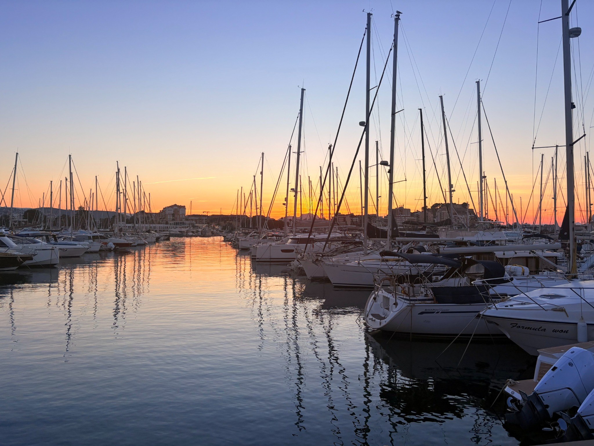 Ein Abend am Hafen